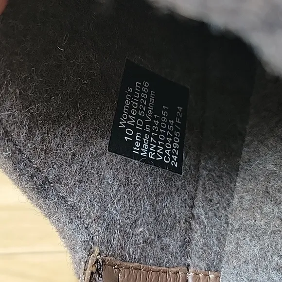 L.L.  Bean Downeast Wool Slip ons
