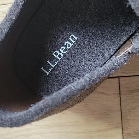 L.L.  Bean Downeast Wool Slip ons