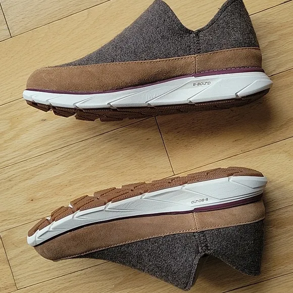 L.L.  Bean Downeast Wool Slip ons