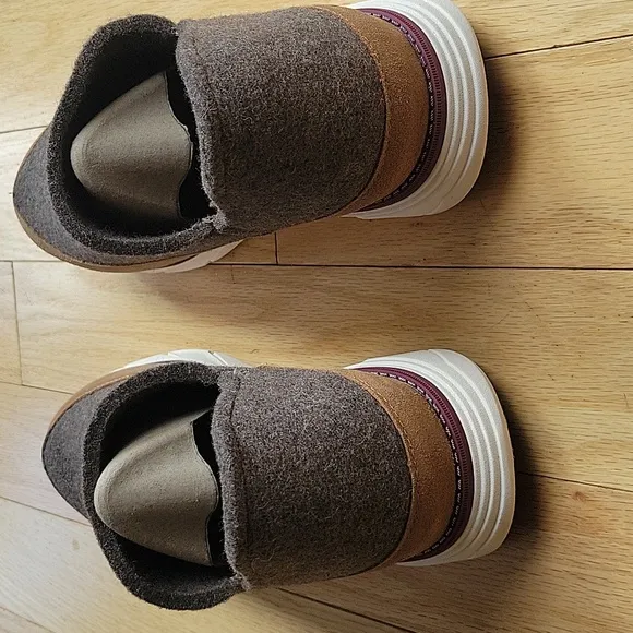 L.L.  Bean Downeast Wool Slip ons