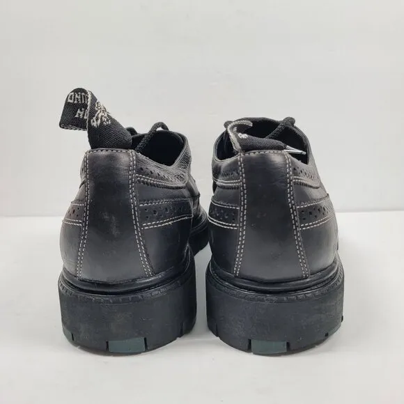 London Underground Brogue Men's Black Lace Up Shoes US Size 13M
