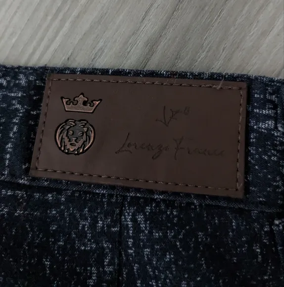 Lorenzo Franco Slim Fit Pants Italian Fit PFL74‎ Black Size 40