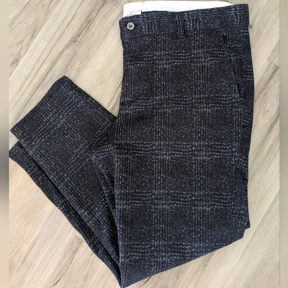 Lorenzo Franco Slim Fit Pants Italian Fit PFL74‎ Black Size 40