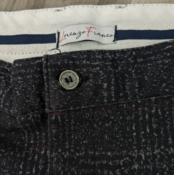 Lorenzo Franco Slim Fit Pants Italian Fit PFL74‎ Black Size 40
