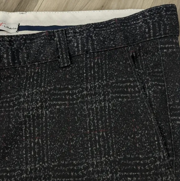 Lorenzo Franco Slim Fit Pants Italian Fit PFL74‎ Black Size 40