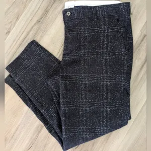 Lorenzo Franco Slim Fit Pants Italian Fit PFL74‎ Black Size 40