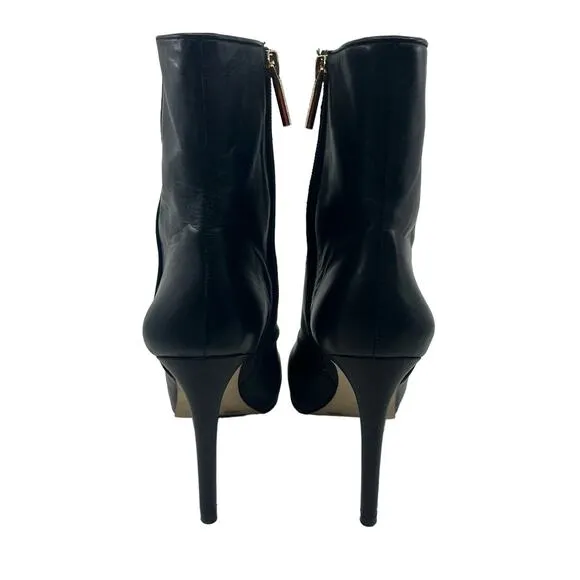 Louise Et Cie Valmorel Leather High Heel Bootie Mid Calf Boot WMN US6.5 Stiletto