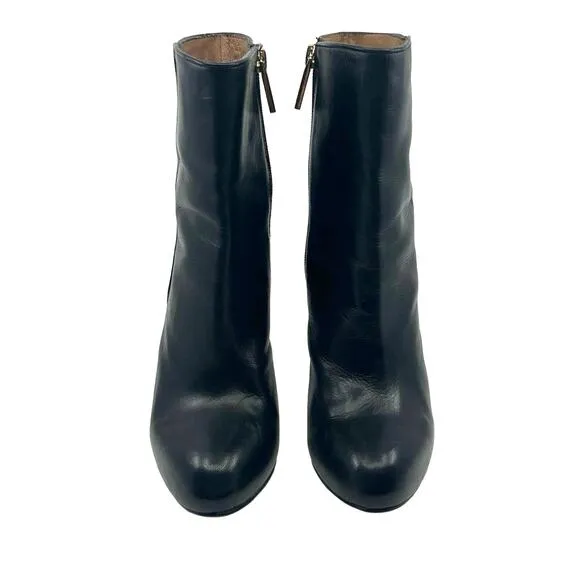 Louise Et Cie Valmorel Leather High Heel Bootie Mid Calf Boot WMN US6.5 Stiletto