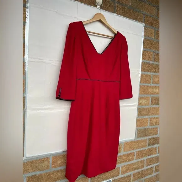 Lourdes Chávez red dress size 10
