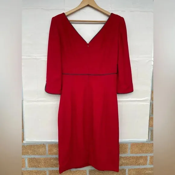 Lourdes Chávez red dress size 10