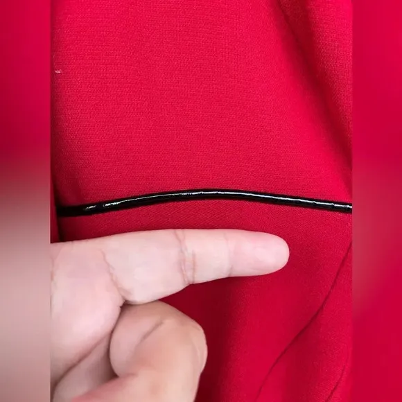 Lourdes Chávez red dress size 10