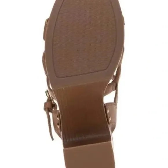 Lucky Brand Imana sz 10 Fisherman silhouette sandals featuring a strappy leather