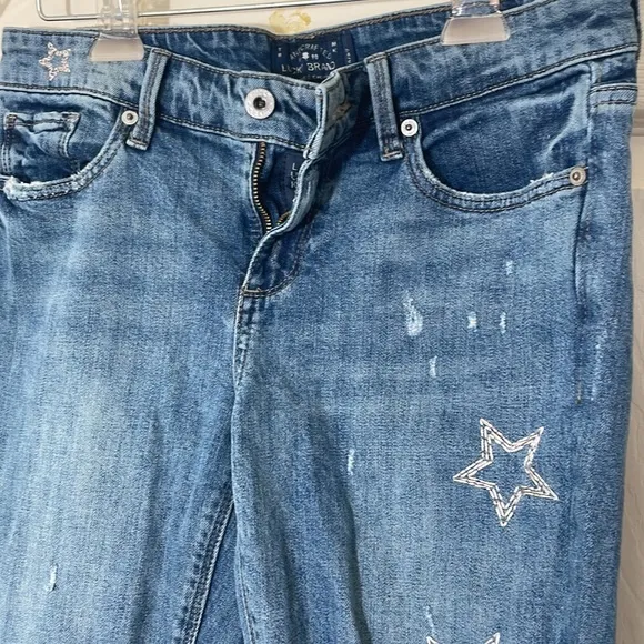 Lucky Brand Jeans Stars Design Size 4