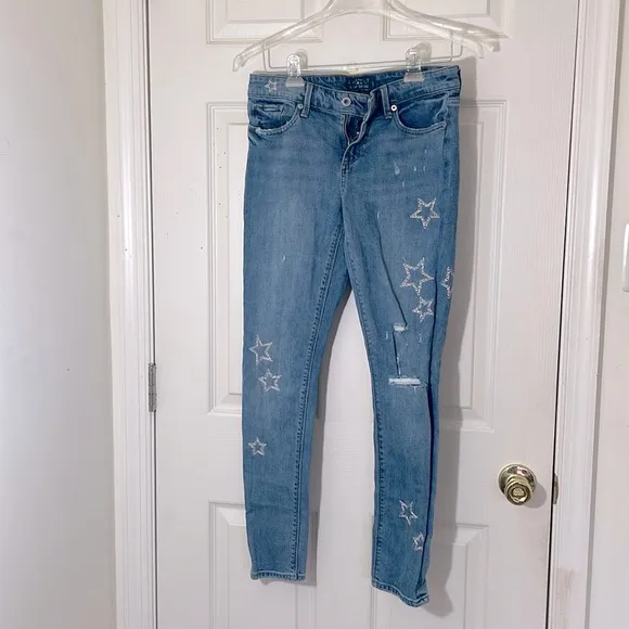 Lucky Brand Jeans Stars Design Size 4