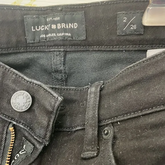 Lucky Brand Like New Black Jeans Size 2