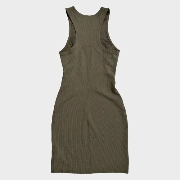 Lululemon Ribbed Softstreme Slim Fit Tank Dress - Nomad, Size 2