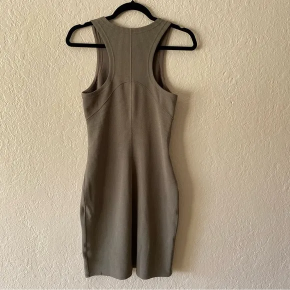 Lululemon Ribbed Softstreme Slim Fit Tank Dress Size 4 Work From Home Casual