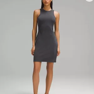 Lululemon Ribbed Softstreme Slim Fit Tank Dress Size 4 Work From Home Casual
