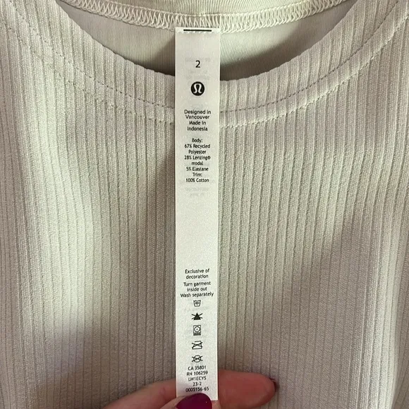 lululemon Ribbed Softstreme Slim-Fit Tank Dress