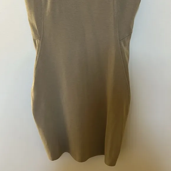 Lululemon Slim Fit Above Knee Artifact Brown Athletic Dress Size 10