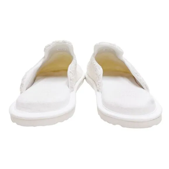 LUSSO Draper Bouclé Slippers in Thuma Ivory