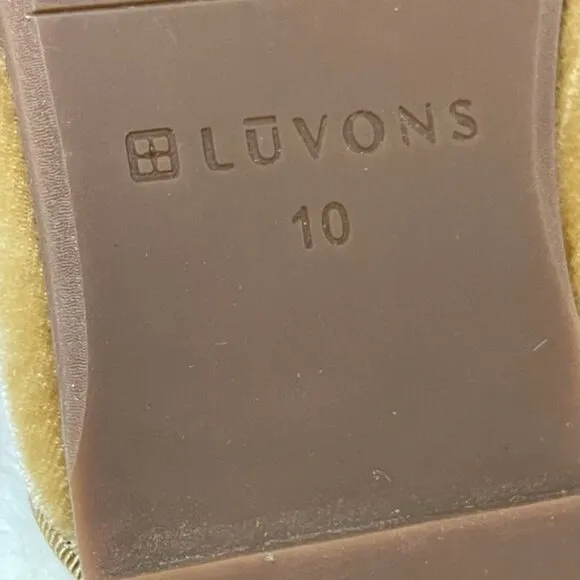 Luvons | Devon Luxe Memory Foam Slippers in Camel