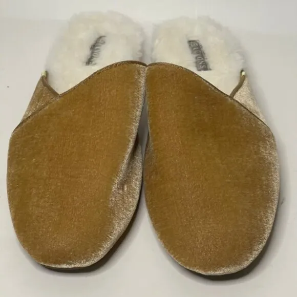 Luvons | Devon Luxe Memory Foam Slippers in Camel