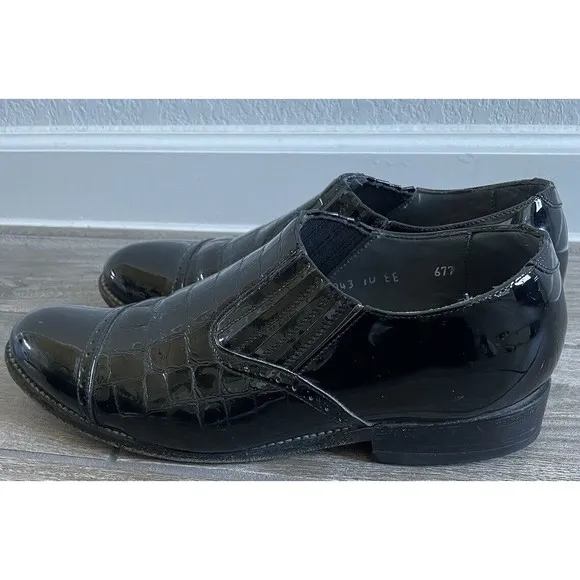 Luxury Handmade Genuine Leather Goodyear Welted Wingtip Formal Shoes Size 10 EE