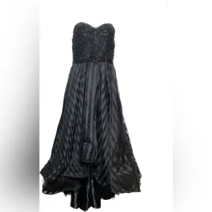 Mac Duggal Strapless Beaded Corset Prom Ball Gown Dress size 8