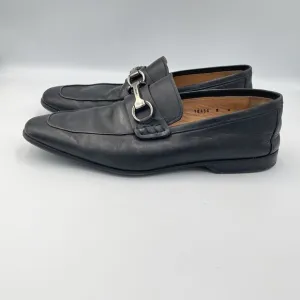 Magnanni Rafa II SIZE 8 Mens Horsebit Calfskin Leather Loafer Dress Shoes Black