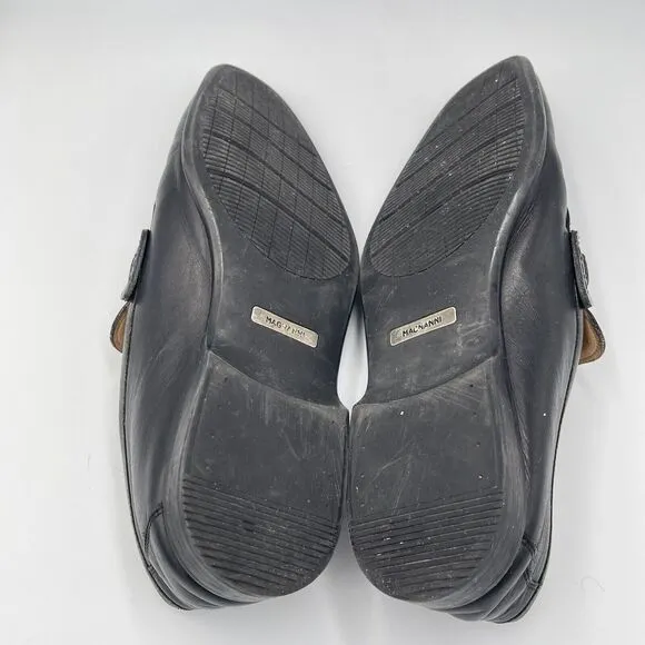 Magnanni Rafa II SIZE 8 Mens Horsebit Calfskin Leather Loafer Dress Shoes Black