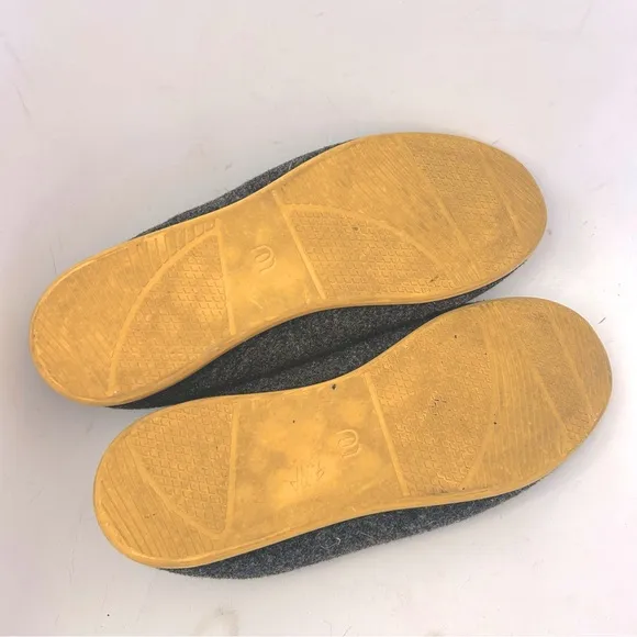 MAHABIS Classic Men's Gray Wool Felt Slip-On Shoes Slippers Size 45 us 11