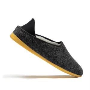 MAHABIS Classic Men's Gray Wool Felt Slip-On Shoes Slippers Size 45 us 11