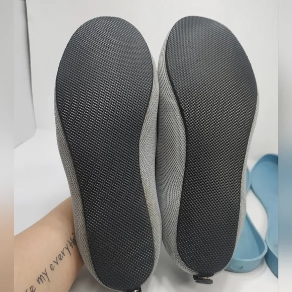 Mahabis Summer Classic Slipper Slipon Shoe 150101 Gray Light Blue EU45 11 11.5