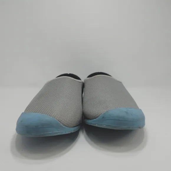 Mahabis Summer Classic Slipper Slipon Shoe 150101 Gray Light Blue EU45 11 11.5