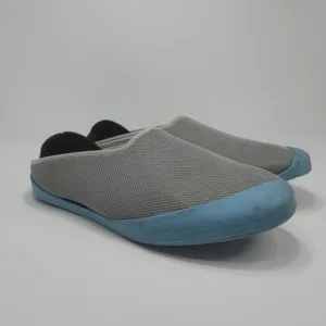 Mahabis Summer Classic Slipper Slipon Shoe 150101 Gray Light Blue EU45 11 11.5