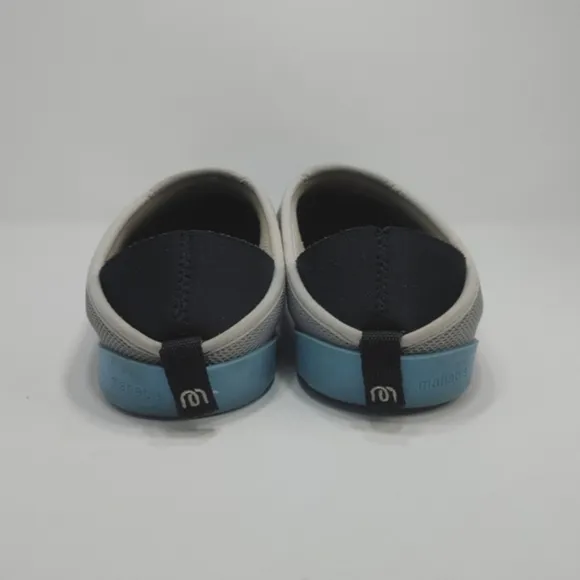 Mahabis Summer Classic Slipper Slipon Shoe 150101 Gray Light Blue EU45 11 11.5