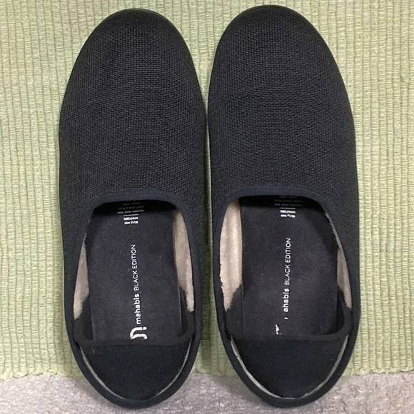 MAHABIS Womens Black Edition Curve Classic Comfort Shoe Slipper EU 39 US size 8