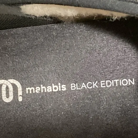 MAHABIS Womens Black Edition Curve Classic Comfort Shoe Slipper EU 39 US size 8