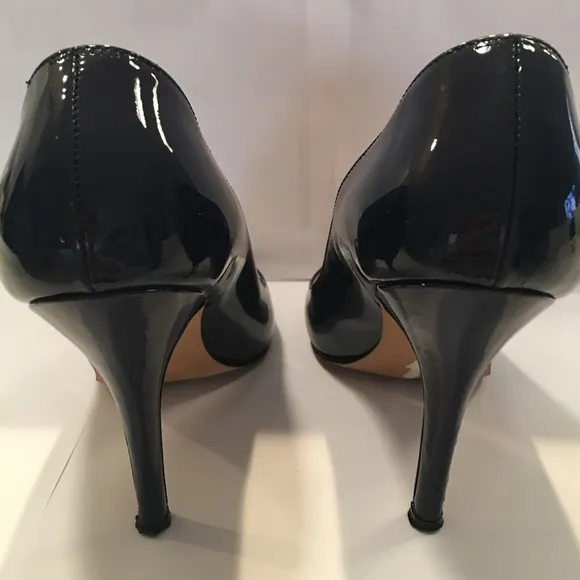 Manolo Blahnik Designer Patent Leather Heels