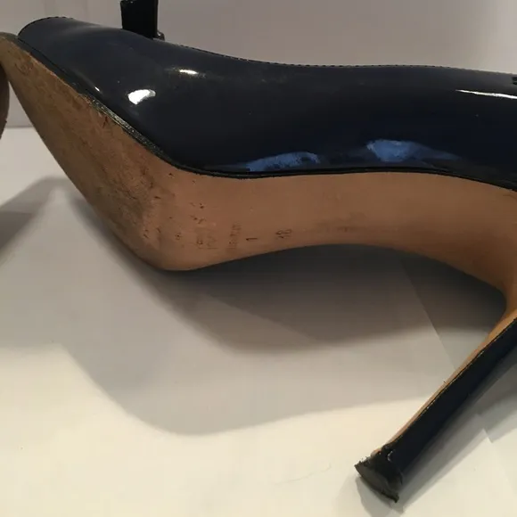 Manolo Blahnik Designer Patent Leather Heels