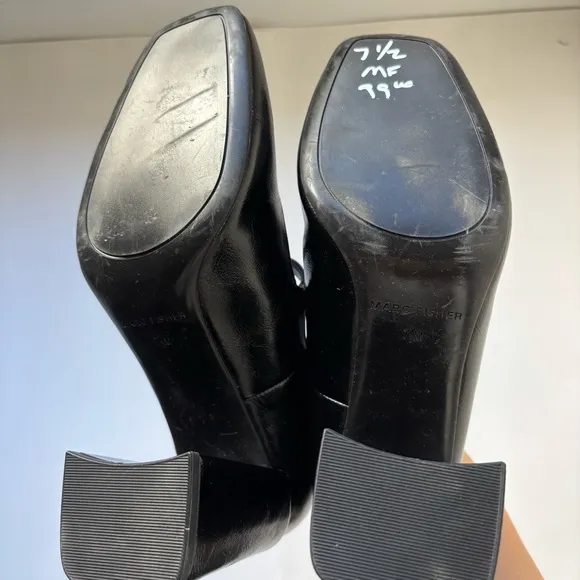 Marc Fisher Charisy Tapered Block Heel Dress Pumps Sz 7.5M