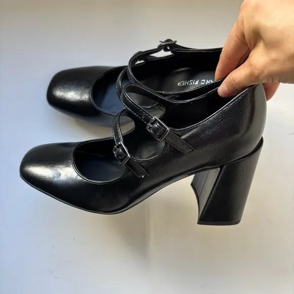 Marc Fisher Charisy Tapered Block Heel Dress Pumps Sz 7.5M