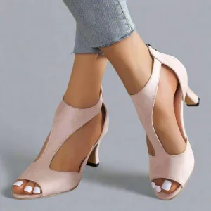 Marga | Orthopedic Sandal with Heel Made of High-Quality Material
