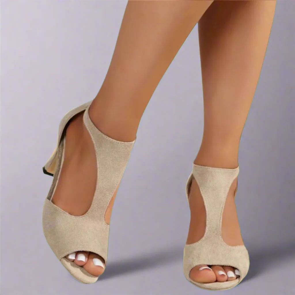 Marga | Orthopedic Sandal with Heel Made of High-Quality Material