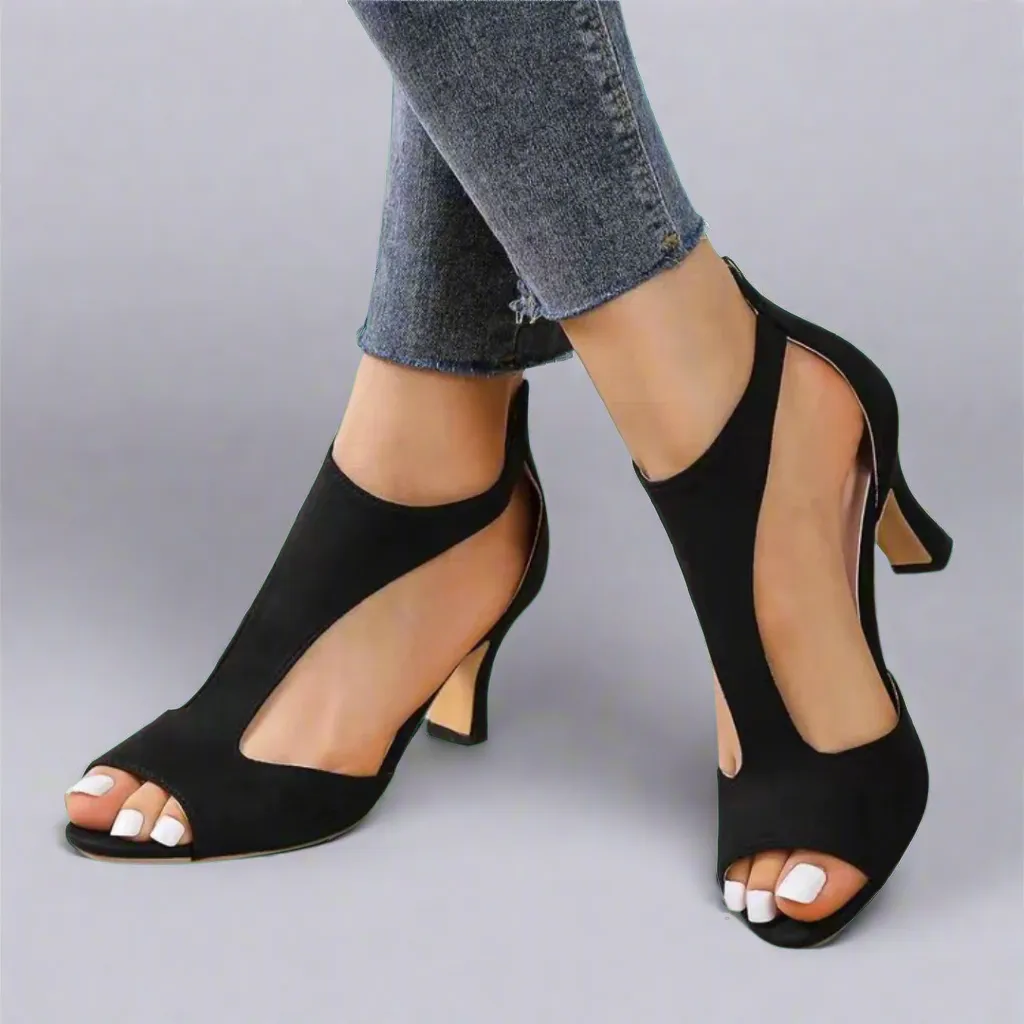 Marga | Orthopedic Sandal with Heel Made of High-Quality Material
