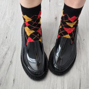 Melissa | Royal Penny black jelly chunky preppy loafer shoes | WMS 7