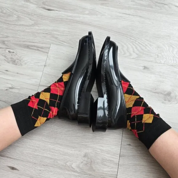 Melissa | Royal Penny black jelly chunky preppy loafer shoes | WMS 7