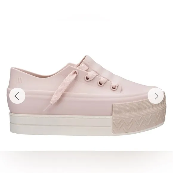 Melissa Ulitsa Womens US 7  Chunky Rubber Platform Shoes Pink Brazil Made
