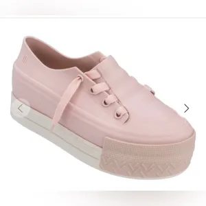 Melissa Ulitsa Womens US 7  Chunky Rubber Platform Shoes Pink Brazil Made